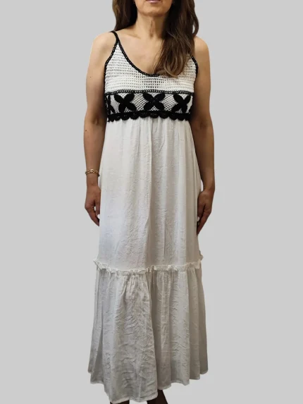 Vestido cenefa